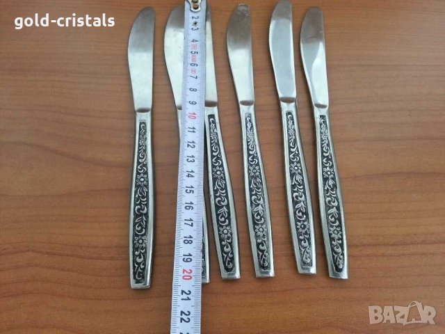 Руски прибори за хранене ножове вилици лъжици вилички лъжички , снимка 6 - Антикварни и старинни предмети - 22642076