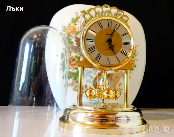 Настолен часовник Staiger Западна Германия. , снимка 2 - Антикварни и старинни предмети - 29349351