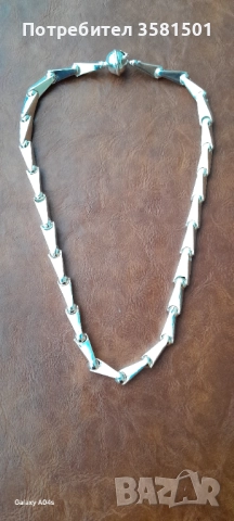 166/Сребърен Синджир-120грама.🇧🇬, снимка 4 - Колиета, медальони, синджири - 52587746