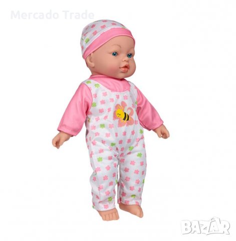 Бебешка кукла Mercado Trade, Аксесоари, Звуци, 41 см, снимка 2 - Кукли - 38993748