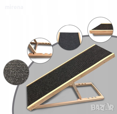 Рампа за кучета и котки, 4 нива на регулиране, Неплъзгаща се 13, снимка 4 - За кучета - 51534083