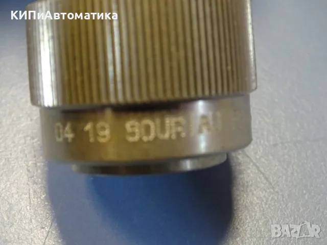 кръгъл конектор Souriau 840 series circular connector 4 contacts, снимка 5 - Резервни части за машини - 48546619