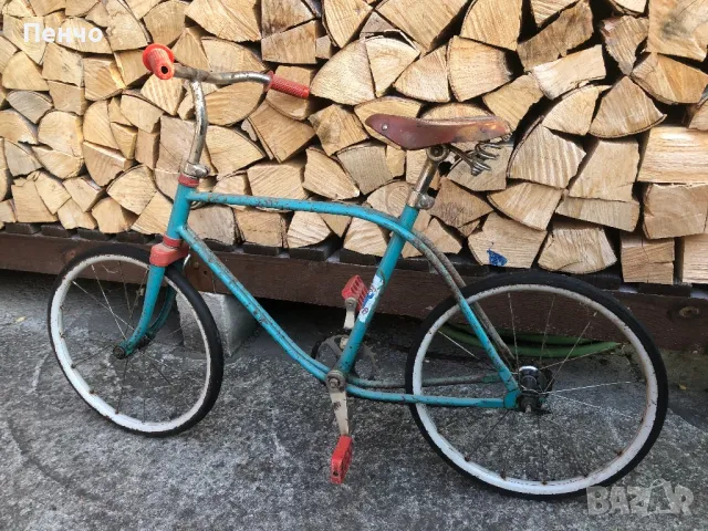 стар детски велосипед "ДКВ-2" - СССР - 1977г., снимка 3 - Антикварни и старинни предмети - 47769501