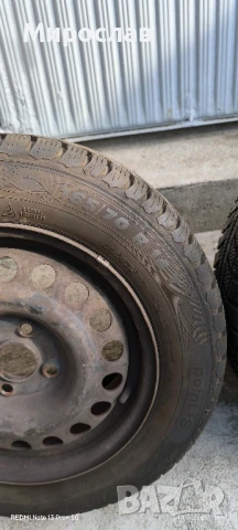 Продавам Зимни Гуми 165 70 R14+ Метални Джанти Карани Са 1-Месец, снимка 6 - Гуми и джанти - 51369524
