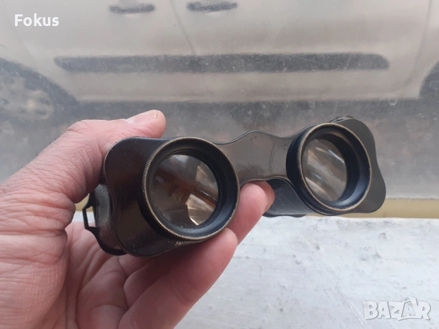 Стар френски бинокъл, снимка 3 - Антикварни и старинни предмети - 53339786