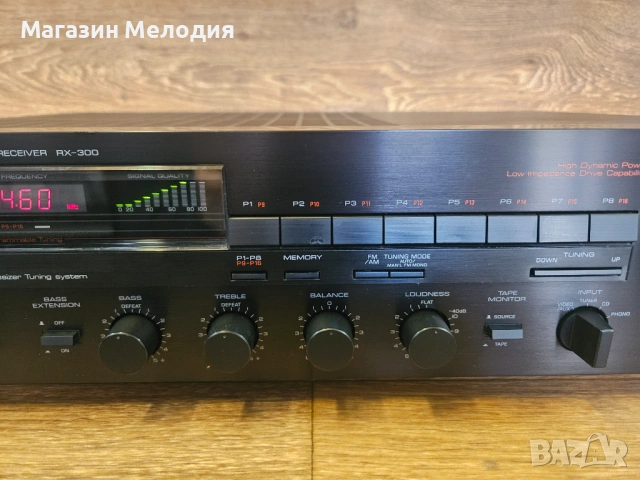 Ресивър Yamaha RX-300 Black Natural Sound – Музикален стерео ресивър в отлично състояние., снимка 5 - Ресийвъри, усилватели, смесителни пултове - 54200186