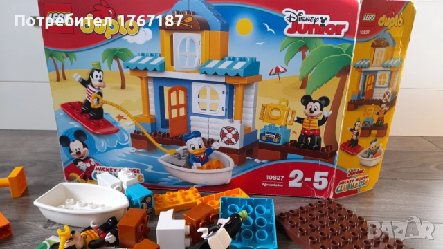 Лего Дупло Мики Маус Lego Duplo конструктор 48 части като НОВ, снимка 3 - Конструктори - 52964403