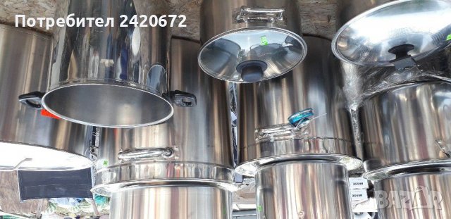 Казани  нови  неръждавейка, снимка 2 - Други стоки за дома - 39011705