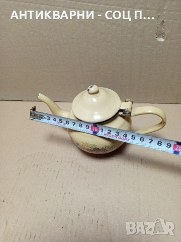 Соц Стар Малък Емайлиран Чайник. , снимка 11 - Антикварни и старинни предмети - 52355790