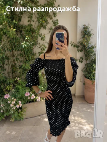 🤍Рокля на точки🖤
