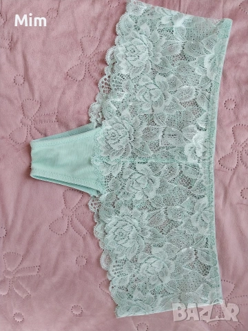 ZEEMAN M Зелена/резда / дантелена бикина , снимка 2 - Бельо - 53881825