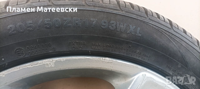 Джанти с гуми за Пежо/Ситроен/4х108х17 ет 31 j 6.5, снимка 6 - Гуми и джанти - 53918704