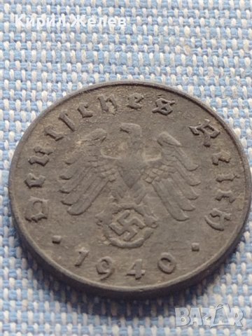 Монета 10 райхсфенинг 1940г. Германия Трети Райх с СХВАСТИКА за КОЛЕКЦИЯ 26692, снимка 8 - Нумизматика и бонистика - 42819966