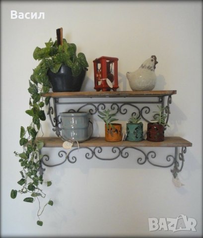 етажерки и рафтове от ковано желязо, снимка 2 - Други стоки за дома - 39462286