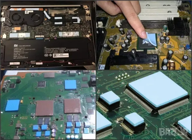 RGeek 6.0W/mK Термична силиконова подложка 100x100 мм, снимка 6 - Друга електроника - 48136395