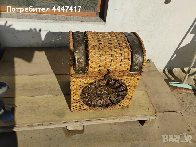 Стар сандък, снимка 2 - Скринове - 52400778