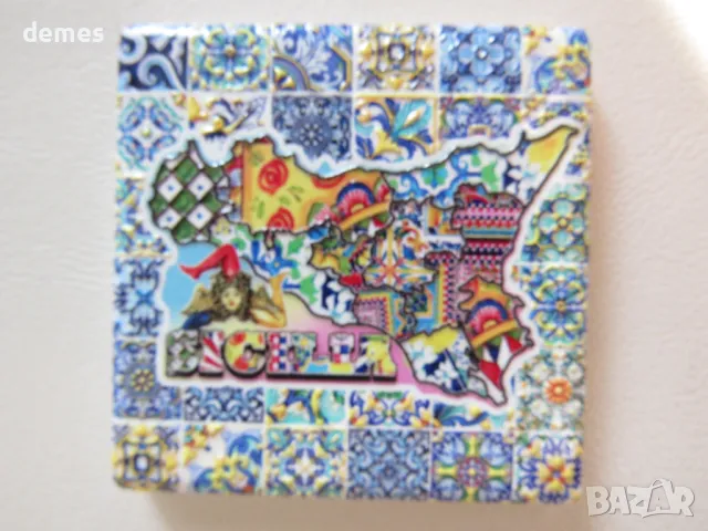 Магнит от Сицилия, Италия, снимка 3 - Колекции - 48027920