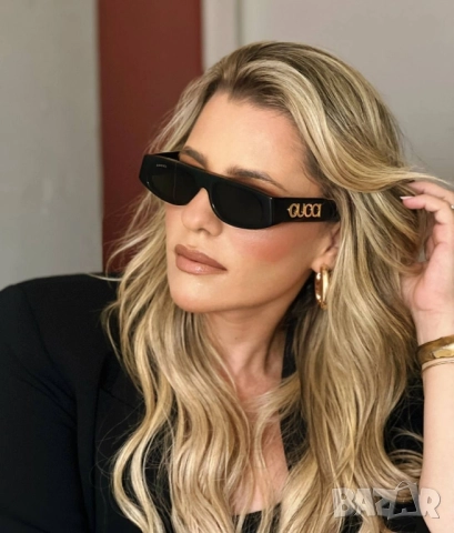 очила с черен обикновен калъф и ув защита gucci , снимка 8 - Слънчеви и диоптрични очила - 51696210