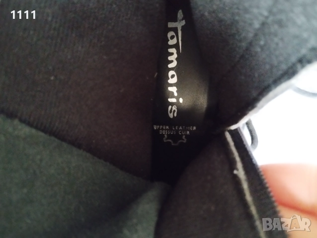 Нови Tamaris -естествена кожа., снимка 6 - Дамски боти - 52579994