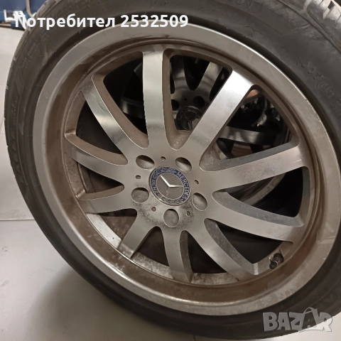 Goodyear eagle f1 asymmetric + джанти 18 За Mercedes Sl500 sl55 AMG, снимка 2 - Гуми и джанти - 51534470