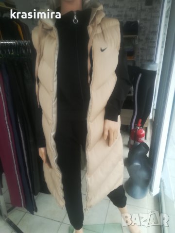 Елеци на "Nike" в кафяво с размери S, М, Л, ХЛ , снимка 2 - Елеци - 38414315