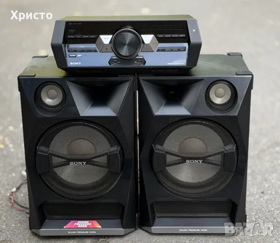 Аудио система Sony SHAKE-33, 2200W, Bluetooth, NFC, USB, CD, Bass Bazuca, снимка 2 - Аудиосистеми - 56110934