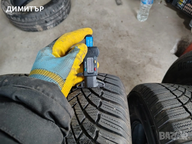 4бр.зимни гуми BRIDGESTONE 205 65 16 DOT22 цена за брой, снимка 4 - Гуми и джанти - 54098080