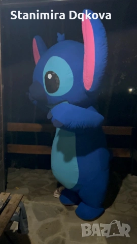 Надуваем Стич 2.5м, снимка 3 - Надуваеми играчки - 53943587