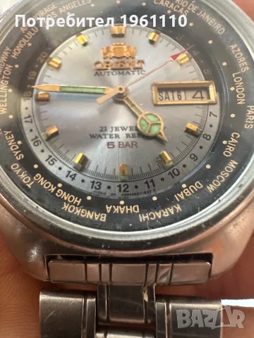 ORIENT World Time Automatic. 80-те години на миналия век.