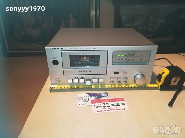 SOLD OUT//поръчан-telefunken mc 2 hifi-deck-внос switzerland, снимка 3 - Декове - 30122513