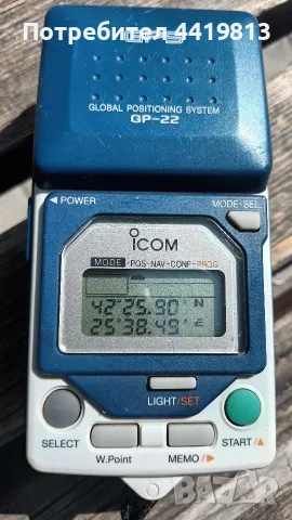 Icom GP-22 - ретро gps приемник, работещ, навигация, от 90-те, джи пи ес, за колекция, ресийвър, снимка 4 - Колекции - 55885235