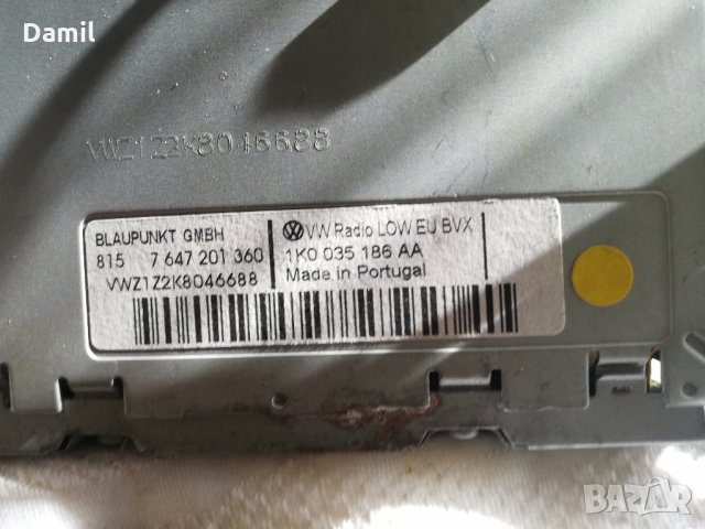 Фолксваген Golf6 Радио vw rcd 310, снимка 4 - Аудиосистеми - 32030500