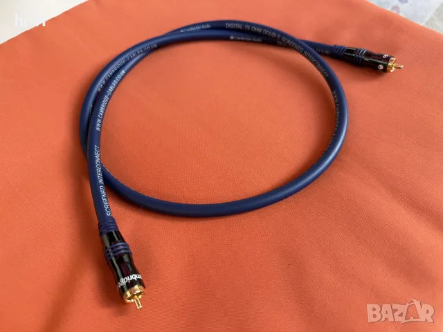 Cambridge Audio Digital 75 Ohm Double Screened Interconnect / Цифров коаксиален кабел, снимка 4 - Други - 56264705