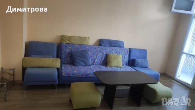 Отдавам двустаен непреходен апартамент в кв. Гевгелийски 