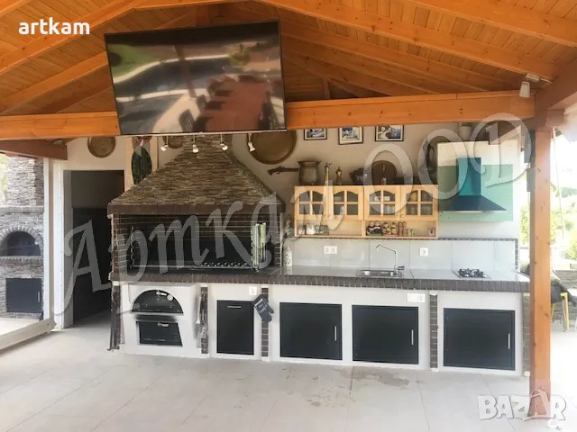 Барбекю облицовка с камък, снимка 6 - Облицовки - 49099174