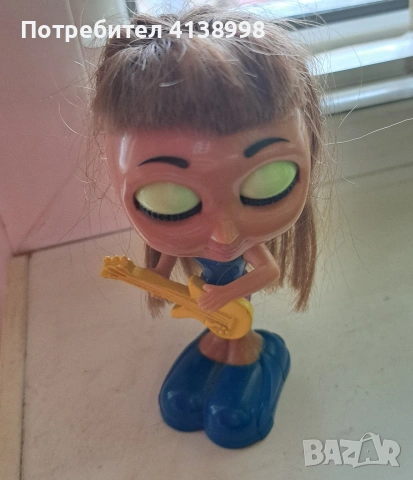 Ръчно изработено плетено животинче + мини кукла, снимка 3 - Кукли - 54089624