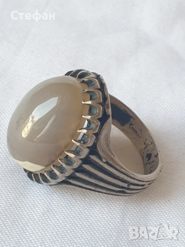 Сребърен пръстен, снимка 2 - Пръстени - 54266877