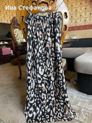 Нова елегантна ежедневна леопардова дъга рокля hm h&m, снимка 2 - Рокли - 42416001