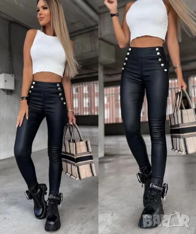 Дамски кожен клин