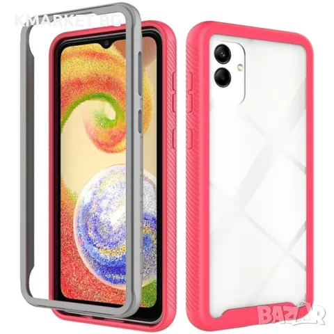 Samsung Galaxy A04 Силиконов Калъф Transparent TPU и Протектор, снимка 3 - Калъфи, кейсове - 48582139