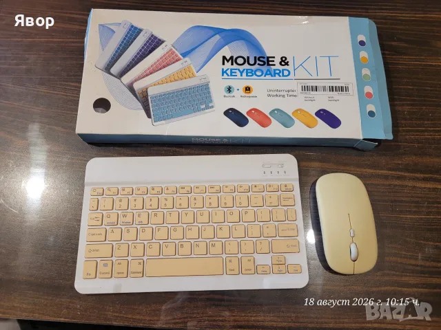 комплект от безжична клавиатура и мишка (Mouse & Keyboard Kit), за таблети, телефони, снимка 2 - Клавиатури и мишки - 55780625