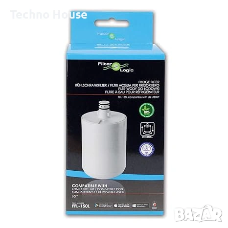 Филтър за вода за хладилник FilterLogic FFL-150L, ​​съвместим с LG LT500P, 5231JA2002A, ADQ72910901