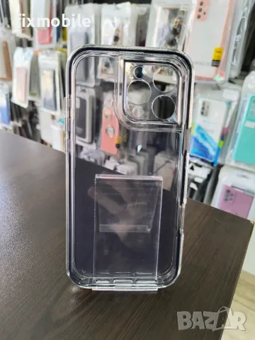 Apple iPhone 16 Pro Max Прозрачен кейс Matrix Clear, снимка 4 - Калъфи, кейсове - 49433738