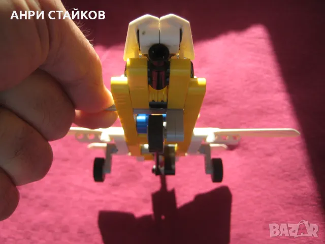 LEGO TECHNIC:реактивен самолет, снимка 9 - Конструктори - 48396627