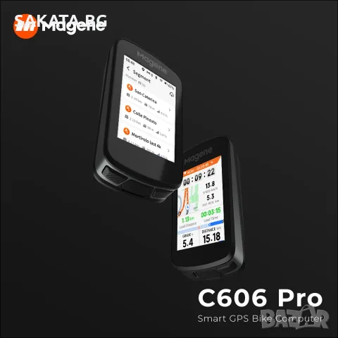 Велокомпютър с GPS и навигация Magene C606 PRO, снимка 4 - Аксесоари за велосипеди - 55894234