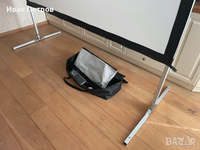 EliteScreen Yardmaster - 100" 4К екран за проектор ЧИСТО НОВ!, снимка 2 - Плейъри, домашно кино, прожектори - 52752147