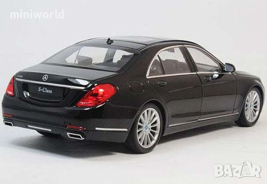 Mercedes-Benz S500 W222 S-Class - мащаб 1:24 на Welly моделът е нов в кутия, снимка 4 - Колекции - 53235879