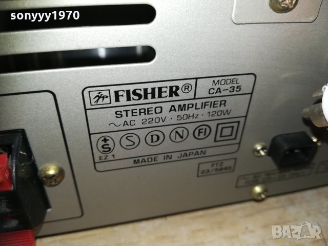 fisher ampli+deck+tuner-japan/sweden 2310201403, снимка 16 - Ресийвъри, усилватели, смесителни пултове - 30528398