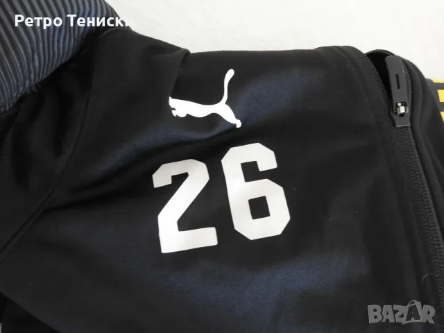 Яке на Борусия Дортмунд • PUMA • черно • размер L • Деца, снимка 4 - Тениски - 56319160
