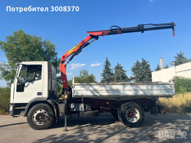 Транспорт със самосвал и кран, снимка 1